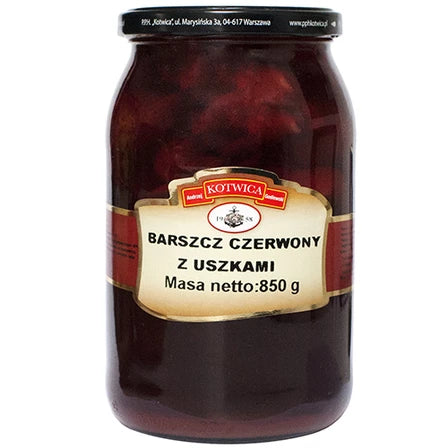 KOTWICA Barszcz czerwony z uszkami 850 g