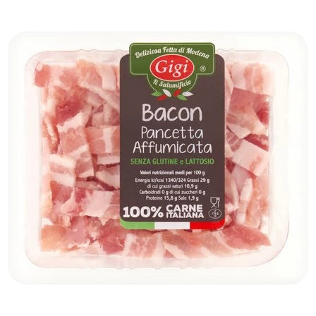 GIGI Boczek wędzony płatki carbonara 100 g