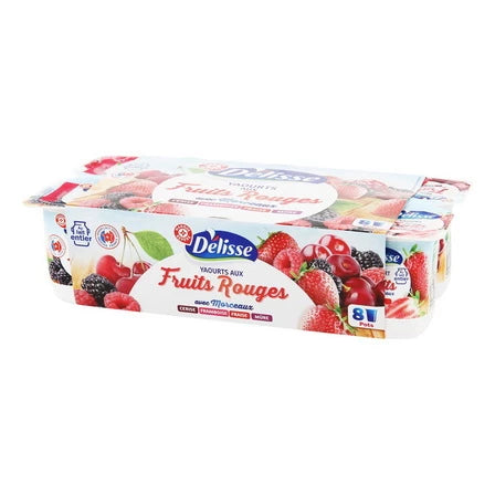 WIODĄCA MARKA Jogurt z czerwonych owoców 8x125g 1 kg