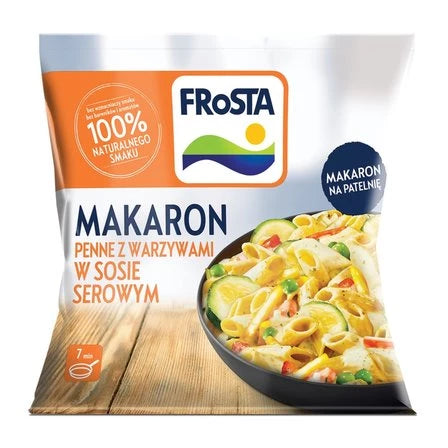 FROSTA Makaron penne z warzywami w sosie serowym 450 g