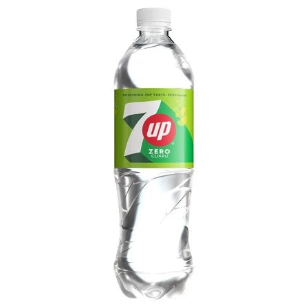 7UP Zero cukru Napój gazowany o smaku cytrynowo-limonkowym 850 ml
