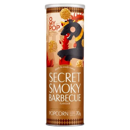 O MY POP Popcorn o smaku barbecue 70 g