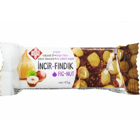 TEMPO Baton figowy z orzechami laskowymi 45 g