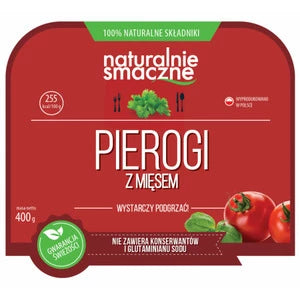 NATURALNIE SMACZNE Pierogi z mięsem 400 g