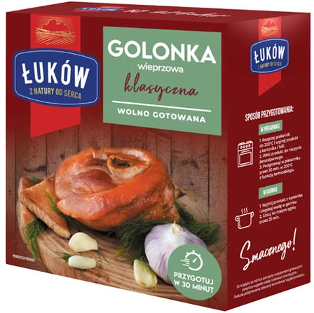 ŁUKÓW Golonka wieprzowa klasyczna wolno gotowana (porcja ok. 720-1100g) 1 kg