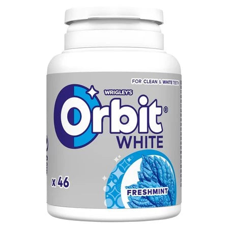 ORBIT White Freshmint Bezcukrowa guma do żucia (46 drażetek) 64 g