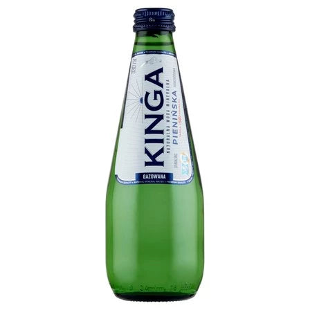 KINGA PIENIŃSKA Naturalna woda mineralna gazowana niskosodowa (w szkle) 330 ml