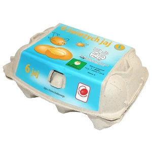 KOŹLAKIEWICZ Jaja z chowu klatkowego klasa L 6 szt.