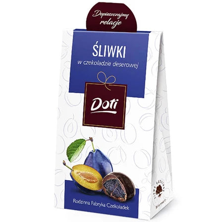 DOTI Śliwki w czekoladzie deserowej 100 g