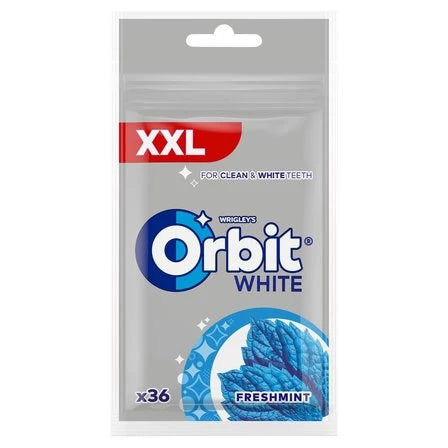 ORBIT White XXL Freshmint Bezcukrowa guma do żucia (36 sztuk) 50 g
