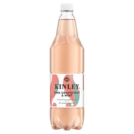 KINLEY Pink Grapefruit & Mint Napój gazowany 1 L