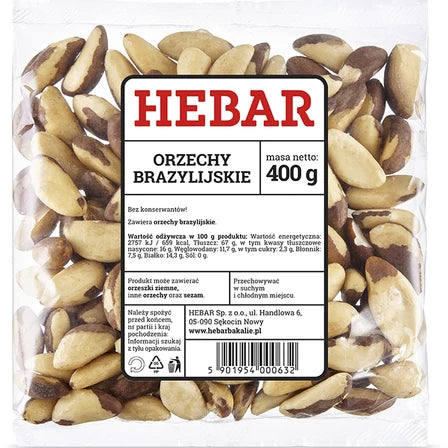 HEBAR Orzechy brazylijskie 400 g
