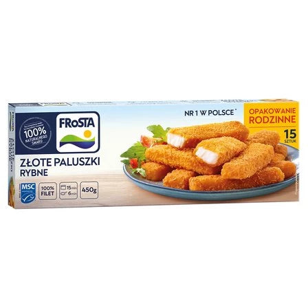 FRoSTA Złote paluszki rybne (15 sztuk) 450 g