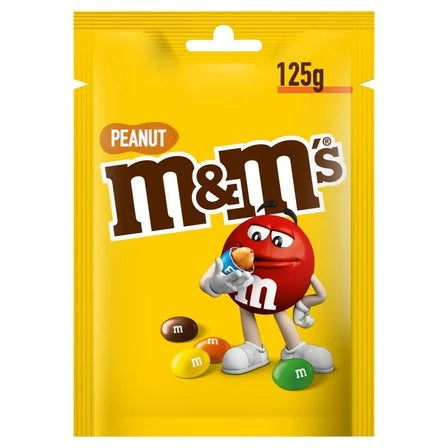 M&M's Peanut Orzeszki ziemne oblane czekoladą w kolorowych skorupkach 125 g