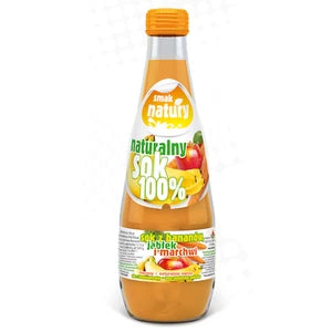 MULTI-SMAK Smak Natury Sok z bananów jabłek i marchwi 300 ml