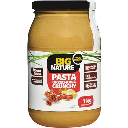 BIG NATURE Pasta orzechowa crunchy 1 kg