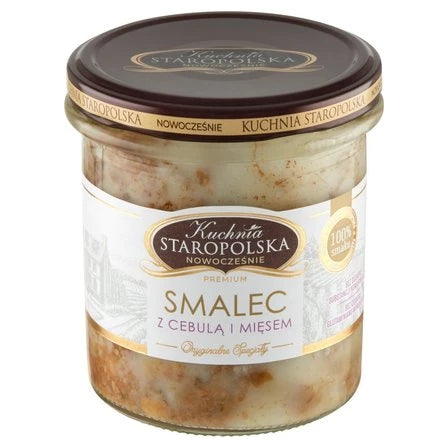 KUCHNIA STAROPOLSKA Premium Smalec z cebulą i mięsem 260 g