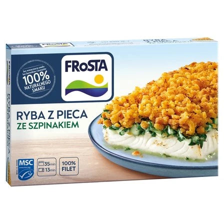 FROSTA Ryba z pieca ze szpinakiem 360 g
