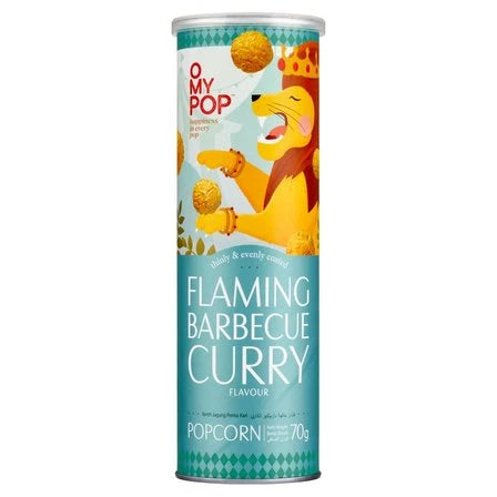 O MY POP Popcorn o smaku curry barbecue 70 g