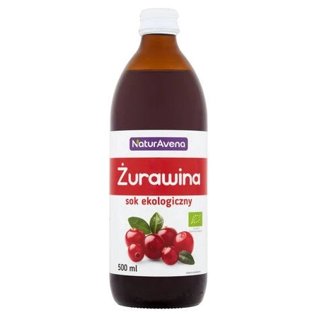 NATURAVENA Sok ekologiczny żurawina 500 ml