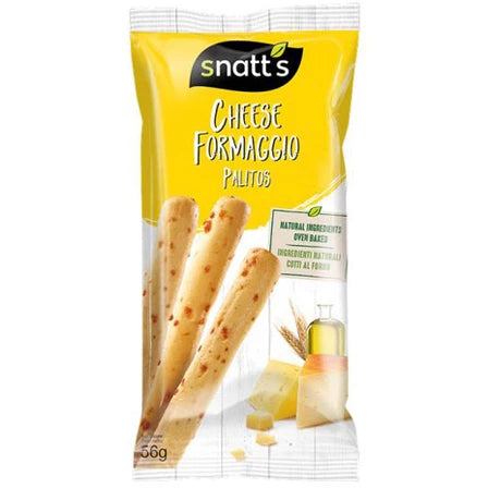 SNATT'S Paluszki chlebowe z serem i oliwą z oliwek 56 g
