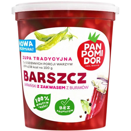 PAN POMIDOR Barszcz ukraiński z zakwasem z buraków 400 g