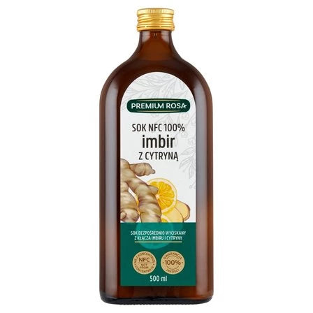 PREMIUM ROSA Sok NFC 100% imbir z cytryną 500 ml