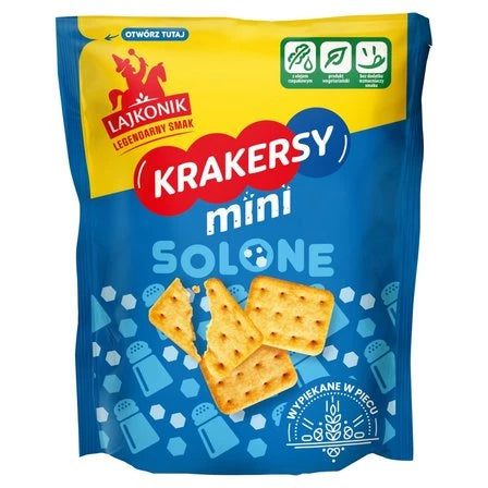 LAJKONIK Krakersy mini solone 100 g