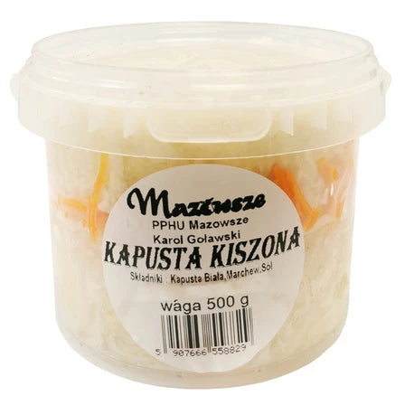 MAZOWSZE Kapusta kiszona z marchewką 500 g