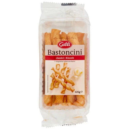 GILLI Bastoncini paluszki z ciasta francuskiego z masłem 125 g