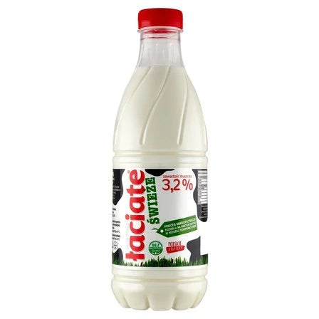 ŁACIATE Mleko Świeże 3,2% 1 L