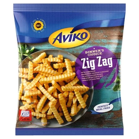 AVIKO Zig Zag Frytki karbowane do piekarnika 1500 g