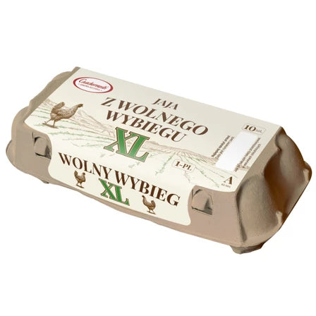 CZACHOROWSKI Jaja z wolnego wybiegu rozmiar XL 10 szt.