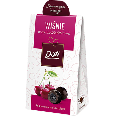DOTI Wiśnie w czekoladzie deserowej 100 g