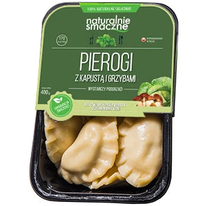 NATURALNIE SMACZNE Pierogi z kapustą i grzybami 400 g