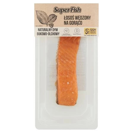SUPERFISH Łosoś wędzony na gorąco 100 g