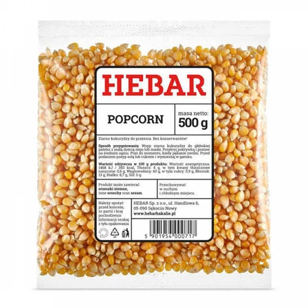 HEBAR Popcorn 500 g