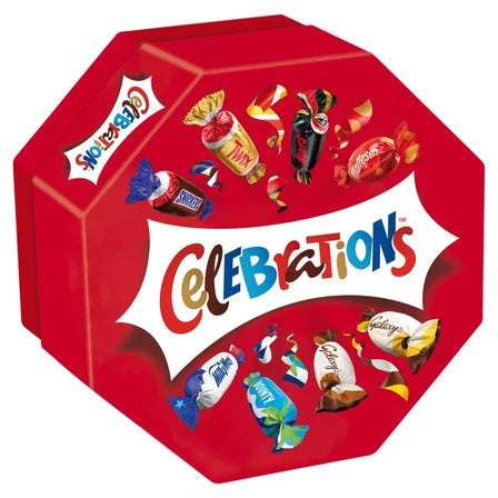 MARS Celebrations Wybór czekoladowych cukierków i ciasteczek oblanych mleczną czekoladą 186 g