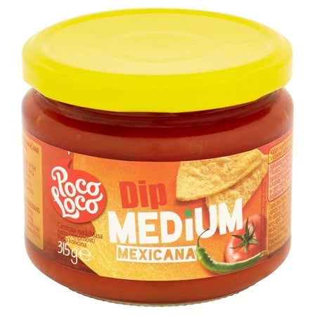 POCO LOCO Dip Medium Mexicana Sos pomidorowy z papryką 315 g