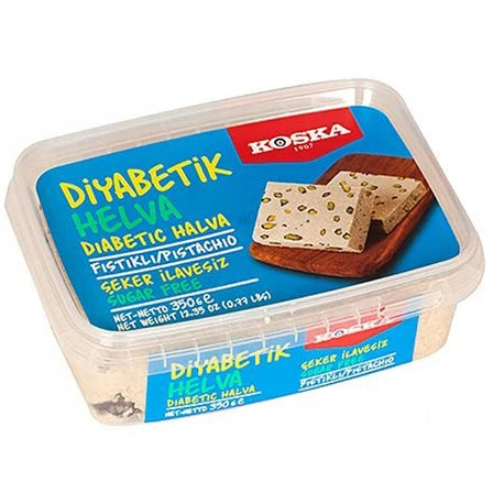 KOSKA Chałwa sezamowa z pistacjami bez dodatku cukru 350 g