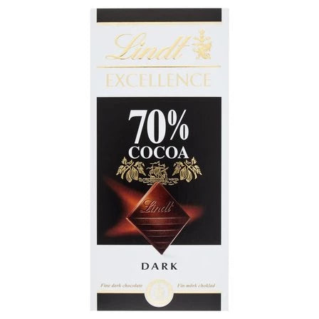 LINDT Excellence 70% Cocoa Czekolada ciemna 100 g