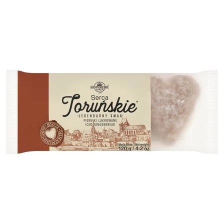 KOPERNIK Serca toruńskie Pierniki lukrowane 120 g