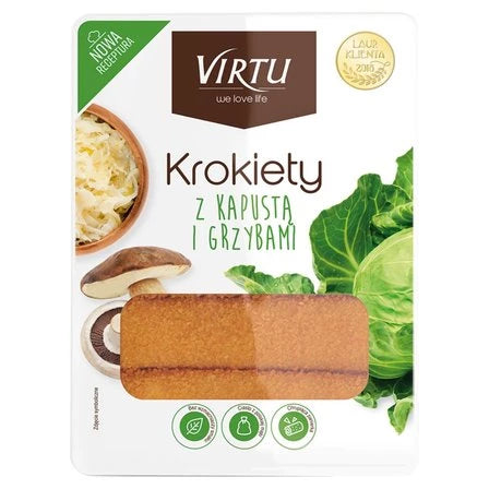 VIRTU Krokiety z kapustą i grzybami 1 kg