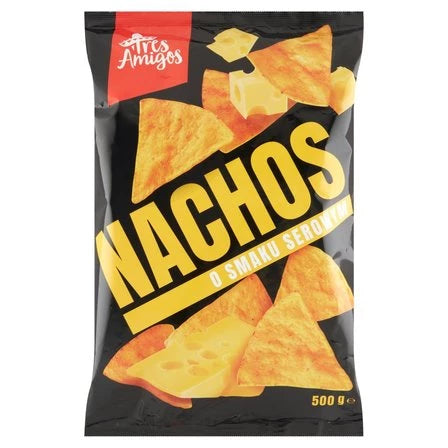 TRES AMIGOS Nachos o smaku serowym 500 g