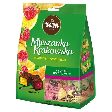 WAWEL Mieszanka Krakowska Galaretki w czekoladzie 245 g
