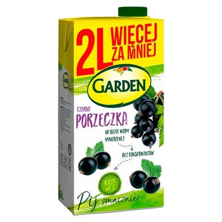 GARDEN Czarna Porzeczka Napój 2 L