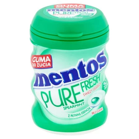 MENTOS Pure Fresh Spearmint Guma do żucia bez cukru (30 sztuk) 60 g