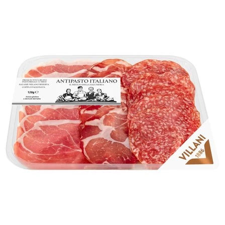 VILLANI Antipasto Italiano Delikatesowy zestaw najlepszych włoskich wędlin 120 g