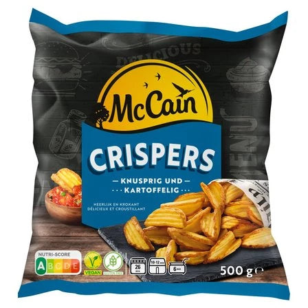 MCCAIN Solone frytki karbowane ze skórką 500 g
