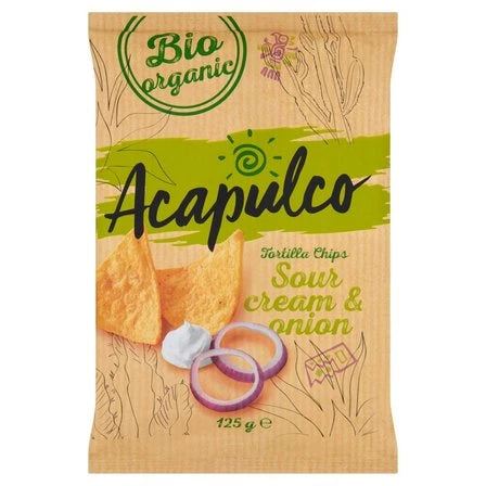 ACAPULCO Kukurydziane przekąski o smaku śmietankowo-cebulowym 125 g